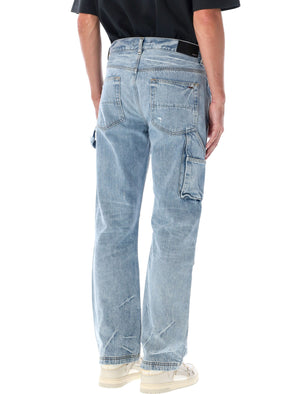 Quần Jeans Thợ Mộc Rách Bạc Phong Cách - Kích Cỡ 32