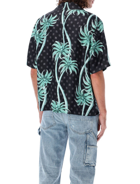 棕榈保龄球衬衫