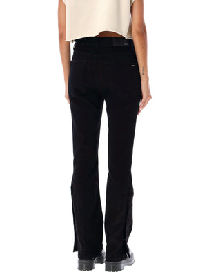 AMIRI High-Rise Flared Black Denim Jeans