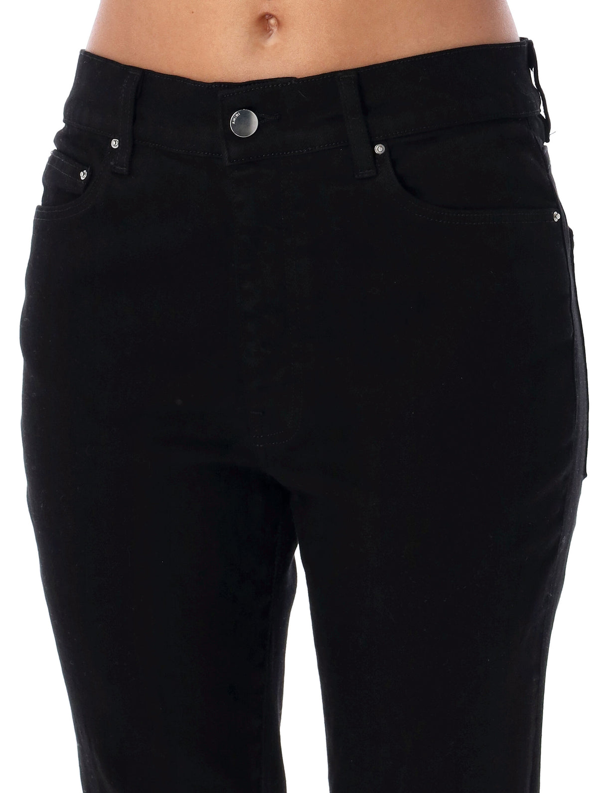 AMIRI High-Rise Flared Black Denim Jeans