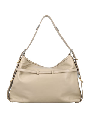 GIVENCHY Medium Voyou Tumbled Calfskin Handbag