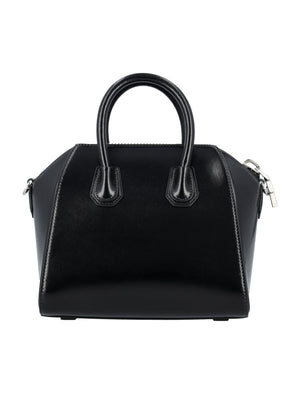 GIVENCHY Elegant Mini Handbag in Smooth Leather - 24cm H x 28cm W x 14cm D