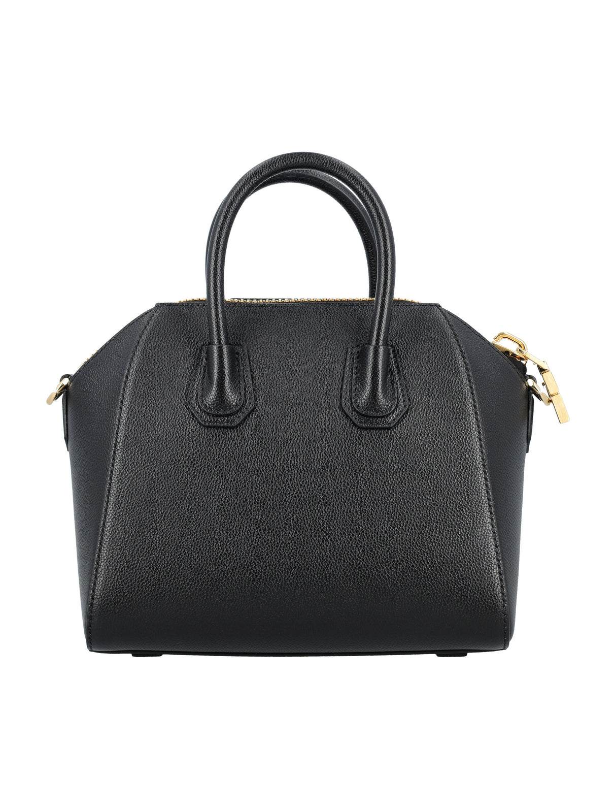 GIVENCHY Elegant Mini Leather Handbag with Gold-Tone Accents - 24x28x14 cm