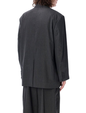 ACNE STUDIOS Pinstripe Oversized Monobreast Blazer