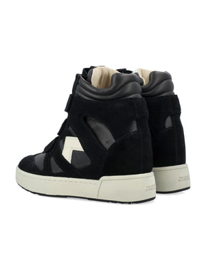 ISABEL MARANT Urban Edge High Top Sneakers with Hidden Wedge