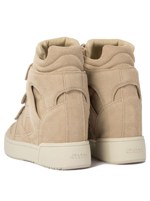 ISABEL MARANT NB3 Suede Elegance High-Top Sneakers