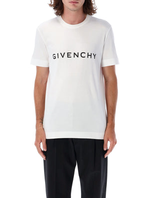 GIVENCHY Signature Front Logo Tee - White