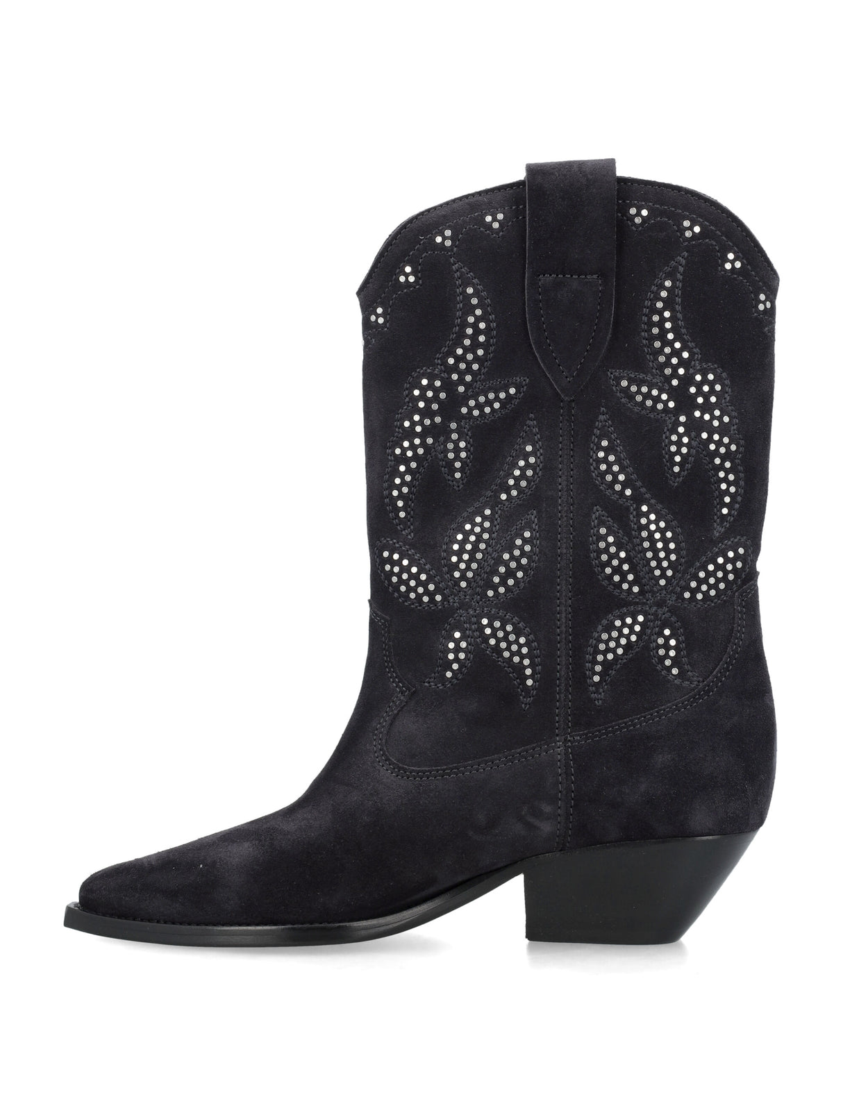 ISABEL MARANT Embroidered Cowboy Ankle Boots