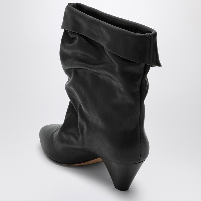 ISABEL MARANT Pointy Toe Leather Ankle Boots for Women