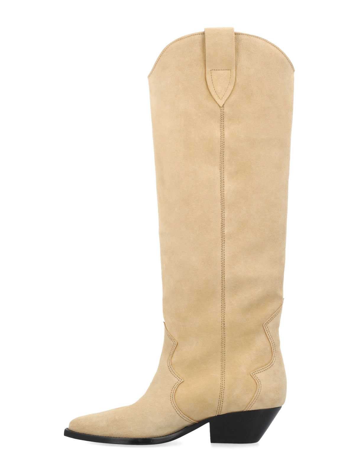 ISABEL MARANT Chic Suede Knee-High Cowboy Boots