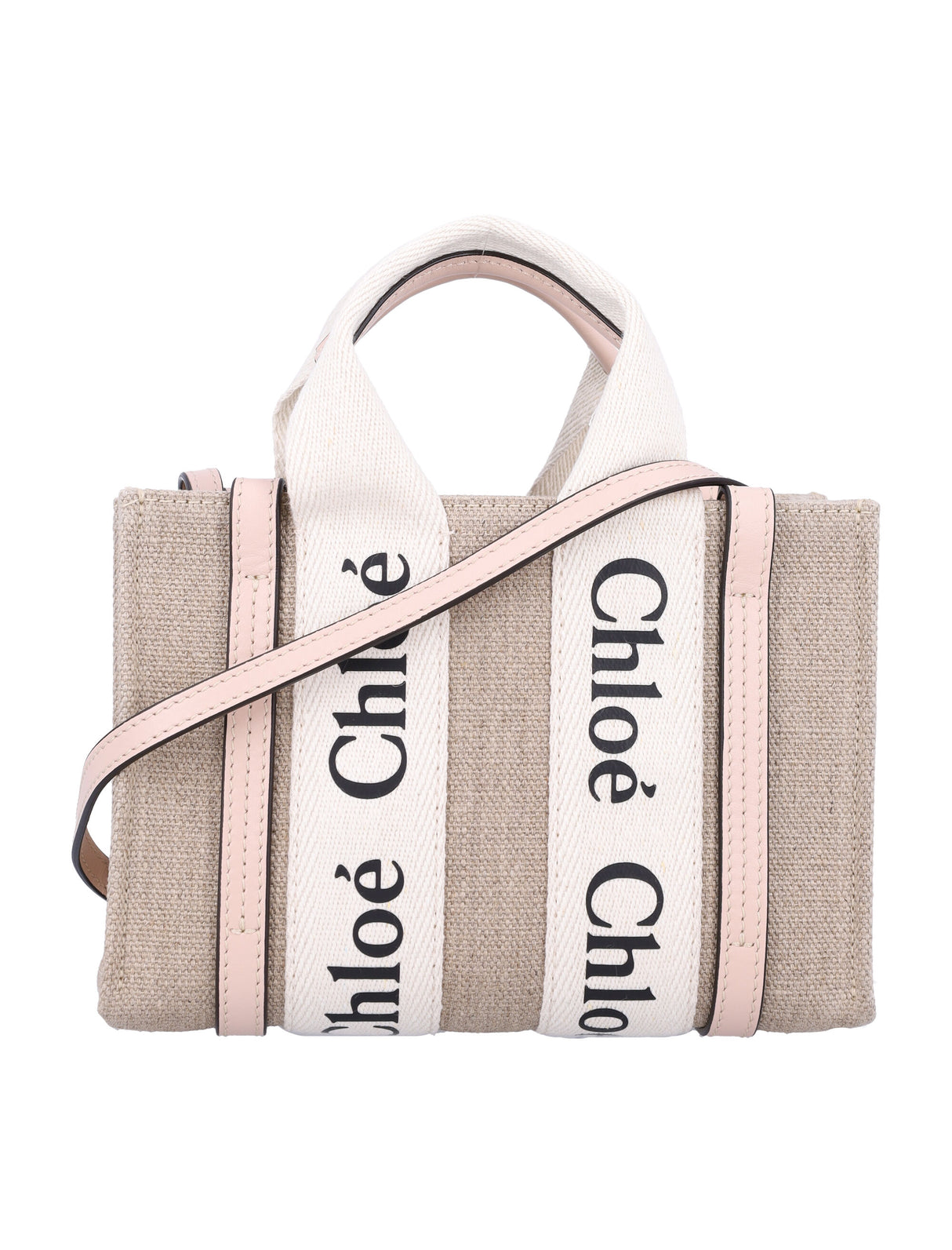 CHLOÉ Mini Canvas Tote Handbag