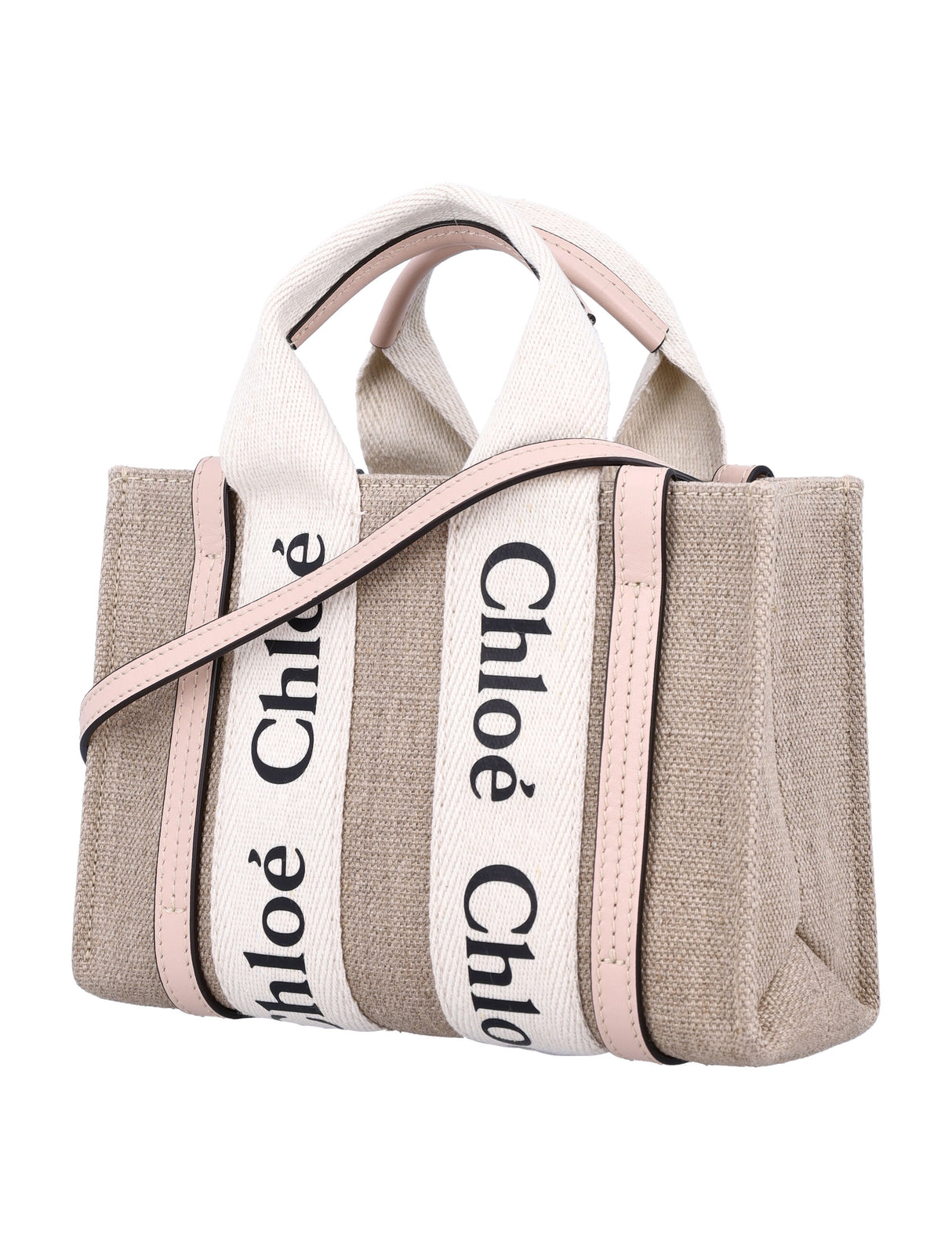 CHLOÉ Mini Canvas Tote Handbag