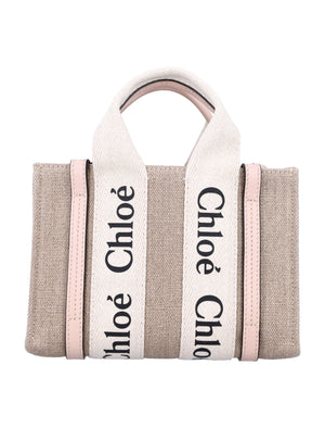 CHLOÉ Mini Canvas Tote Handbag