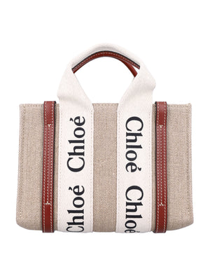 CHLOÉ Mini Canvas Tote Handbag