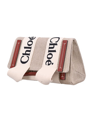 CHLOÉ Stylish Woody Clutch - 14CM x 22CM x 7CM