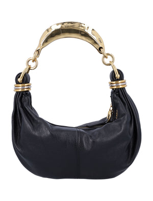 CHLOÉ Mini Hobo Handbag with Metal Handle