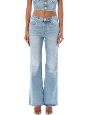 BALMAIN Elegant Flared Distressed Jeans