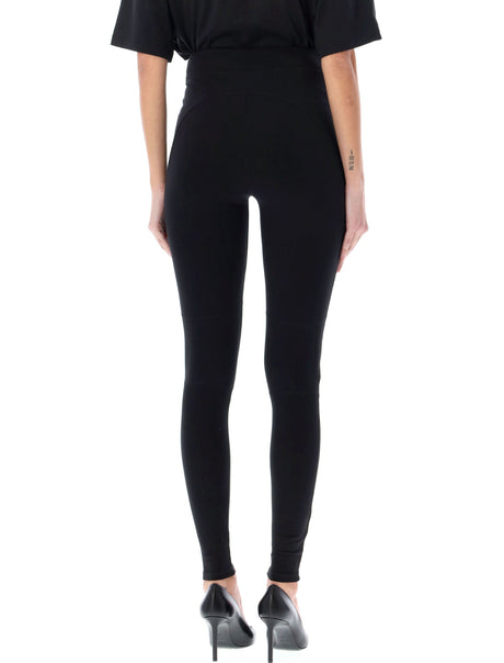 BALMAIN KNIT LEGGINGS WITH 6 BUTTONS
