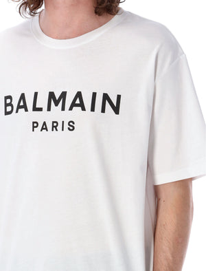 BALMAIN Men's Iconic Parisian Print T-Shirt