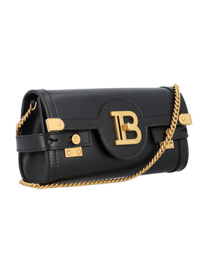 BALMAIN Elegant Mini Clutch with Gold-Tone Hardware - 4.5" x 8.9" x 1.8"