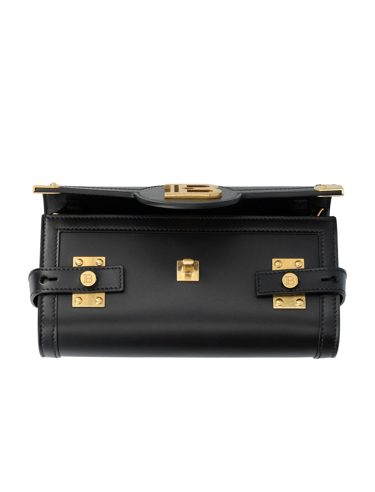 BALMAIN Elegant Mini Clutch with Gold-Tone Hardware - 4.5" x 8.9" x 1.8"