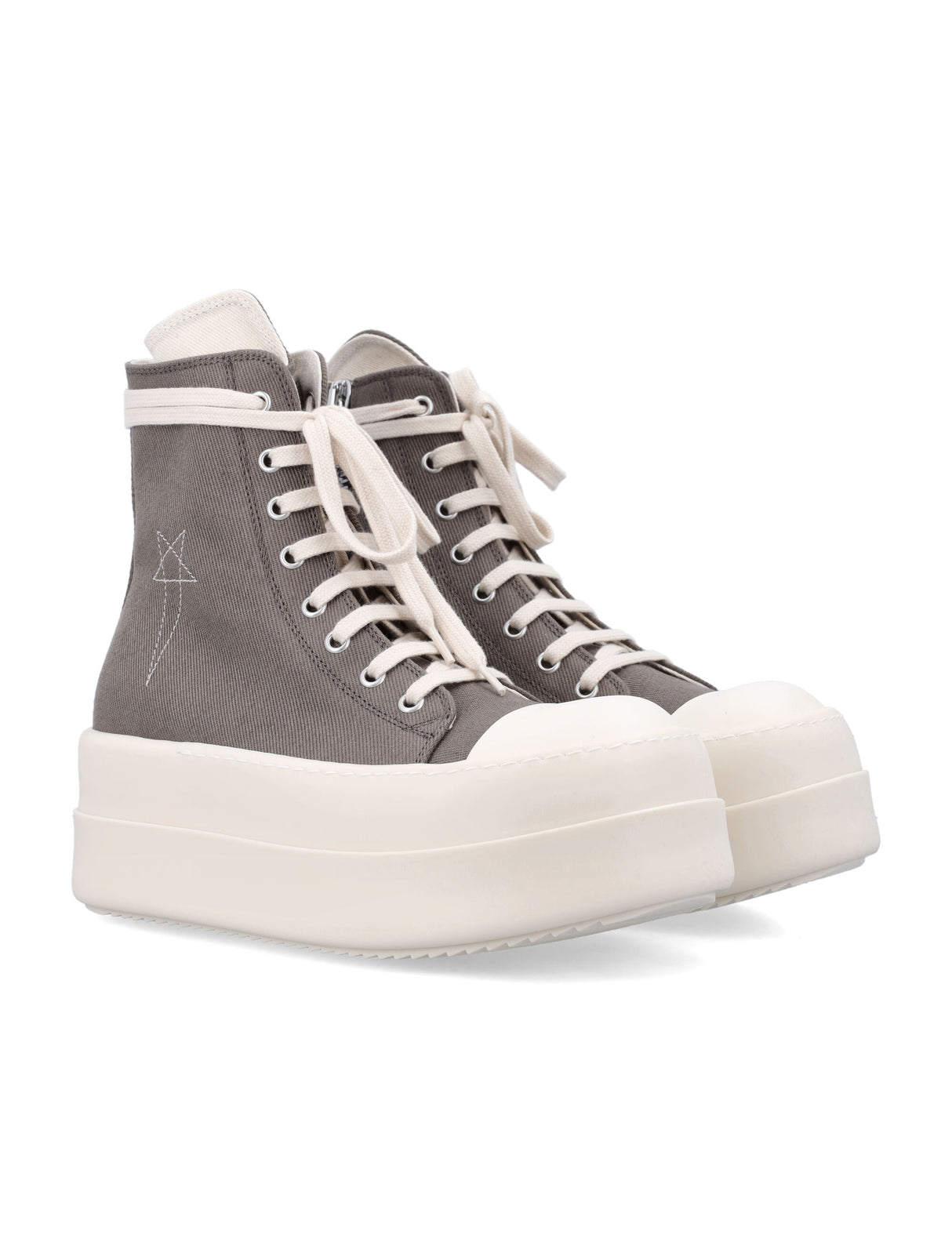 DRKSHDW Double Bumper High-Top Canvas Sneakers