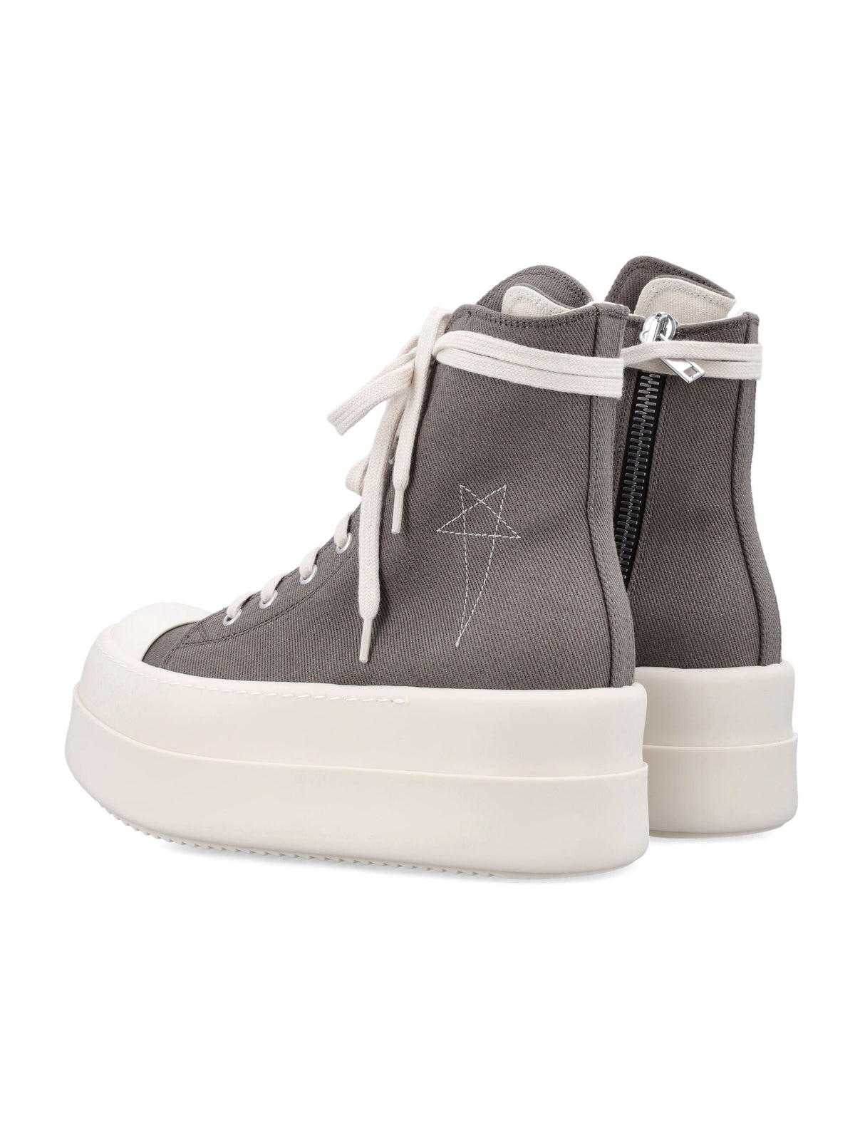 DRKSHDW Double Bumper High-Top Canvas Sneakers