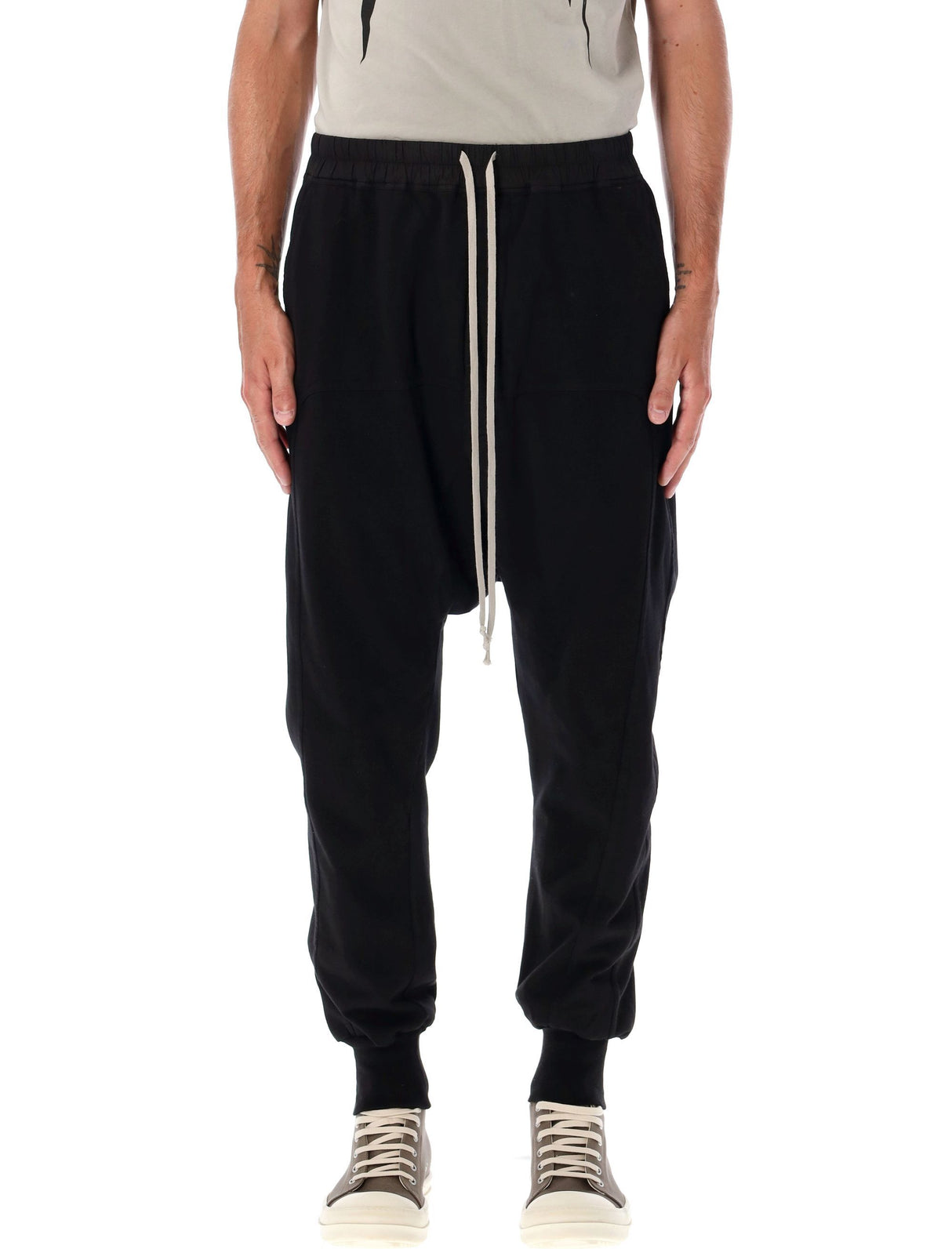 DRKSHDW Men's Relaxed Fit Drop-Crotch Drawstring Pants