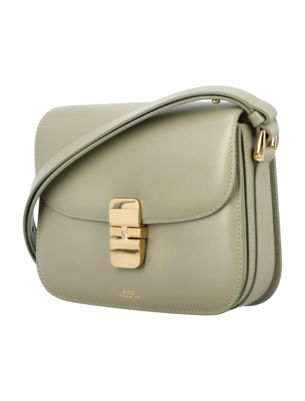 A.P.C. Elegant Mini Grace Trapezoidal Handbag