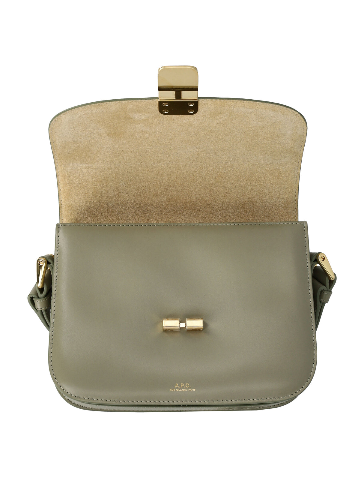 A.P.C. Elegant Mini Grace Trapezoidal Handbag