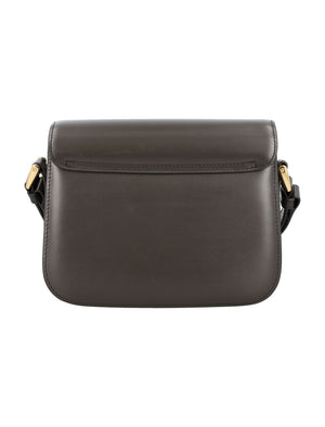 A.P.C. Elegant Mini Trapezoidal Leather Handbag