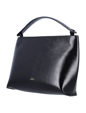 A.P.C. Elegant Minimalist Leather Mini Handbag 19x29x6cm