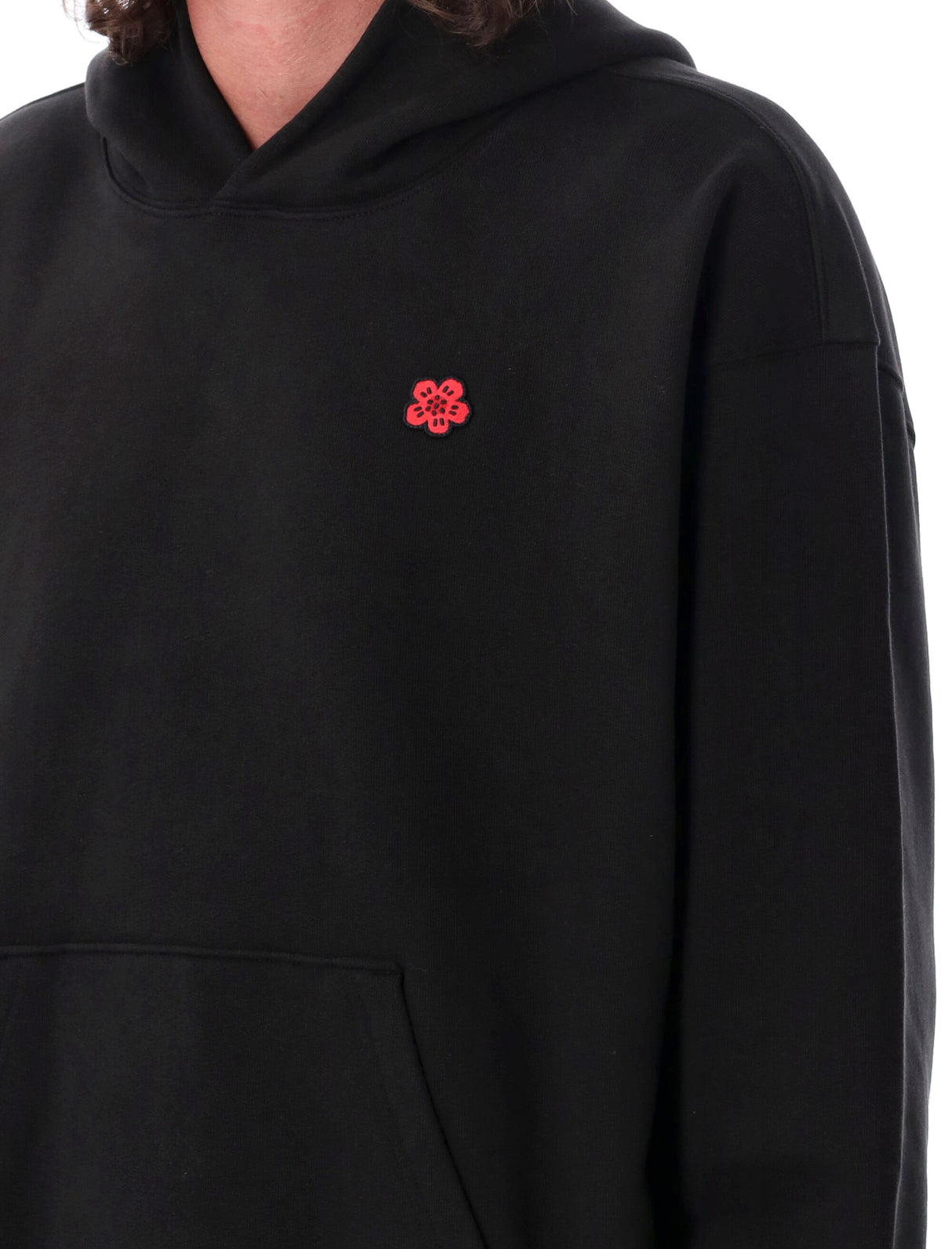 KENZO Oversized Flower Graphic Hoodie - Relaxed Fit