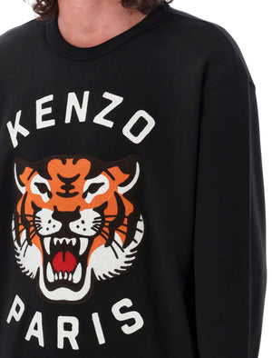 KENZO Lucky Tiger Relaxed Fit Crewneck Sweater - Size L