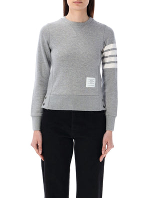 THOM BROWNE Elegant Long Sleeve Crewneck Sweatshirt