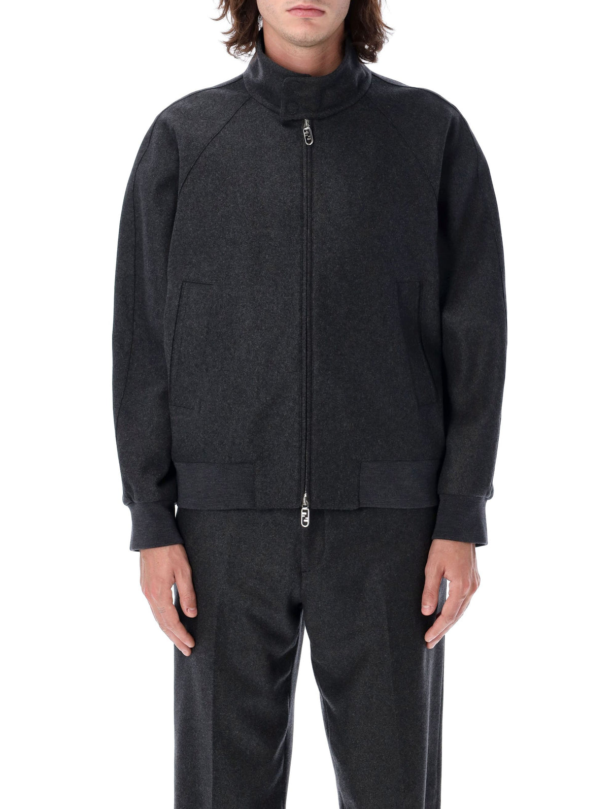 Áo Khoác Bomber Cashmere Nam - Kích thước 50