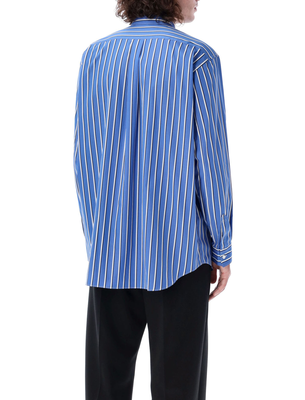 COMME DES GARÇONS SHIRT Men's Striped Long Sleeve Shirt - Regular Fit