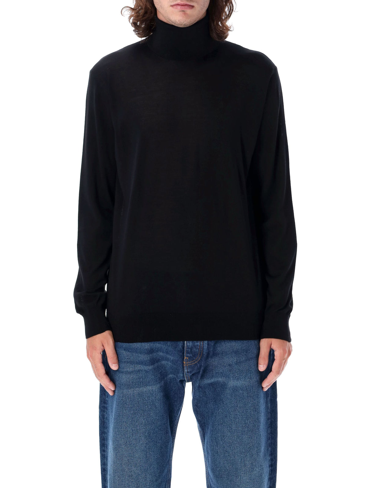 GOLDEN GOOSE Elevated Merino Wool Turtleneck Sweater