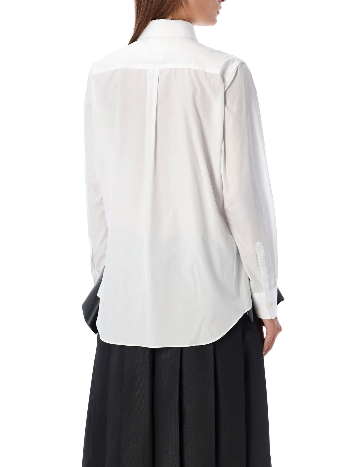 COMME DES GARÇONS Ruffled Poplin Shirt - Relaxed Fit, Size S