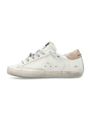 GOLDEN GOOSE Chic Stardust Sneakers in White and Pink