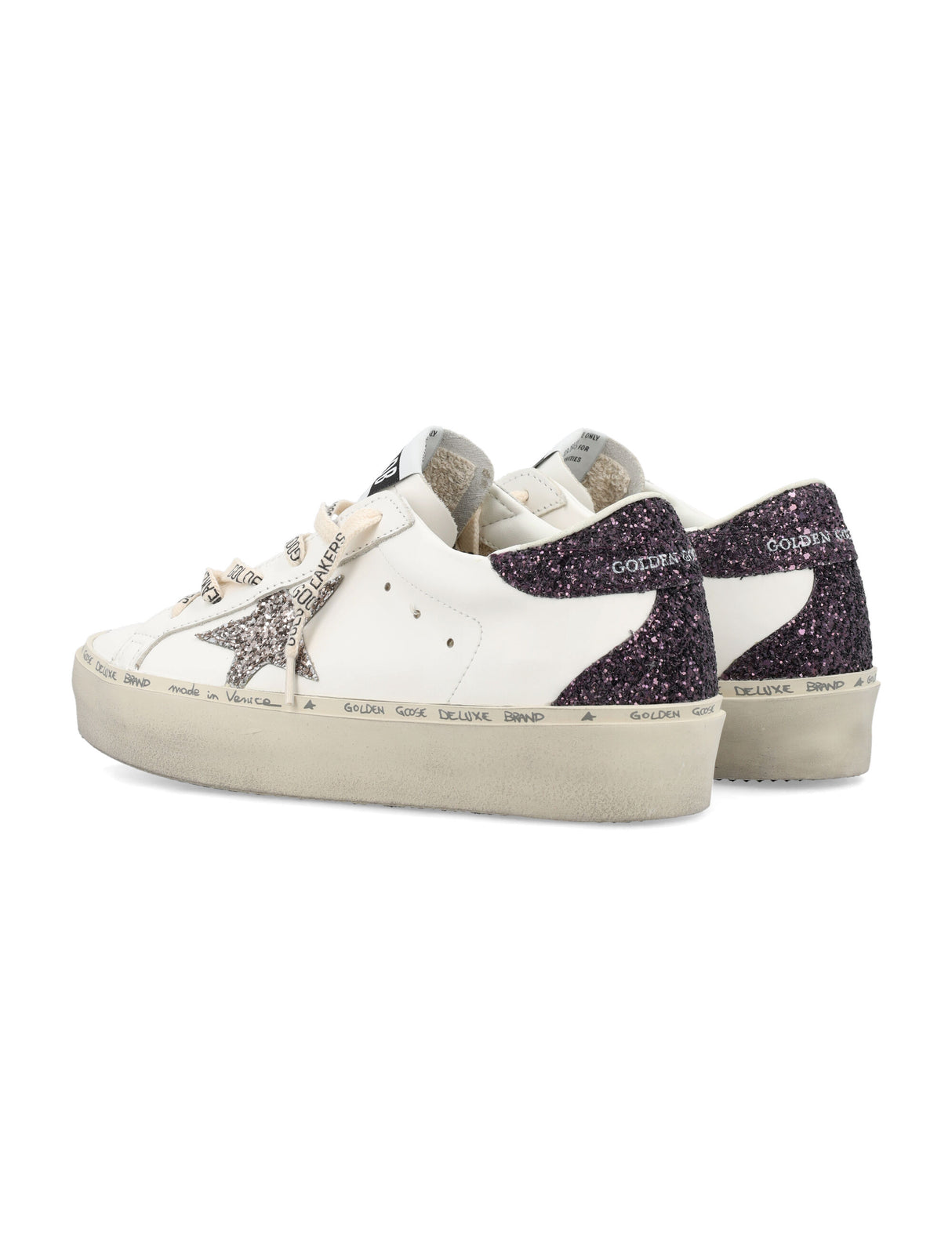 GOLDEN GOOSE Hi Star Glitter Sneakers for Women