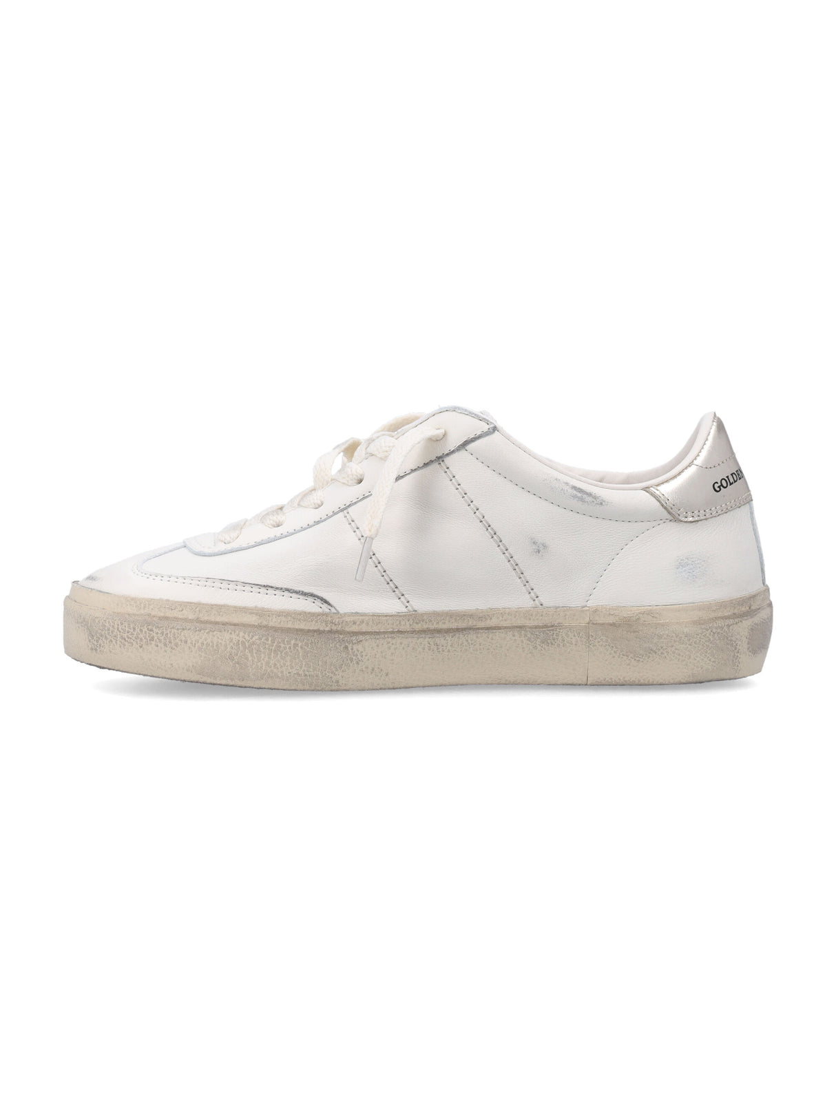 GOLDEN GOOSE Soul Star Distressed White Sneakers