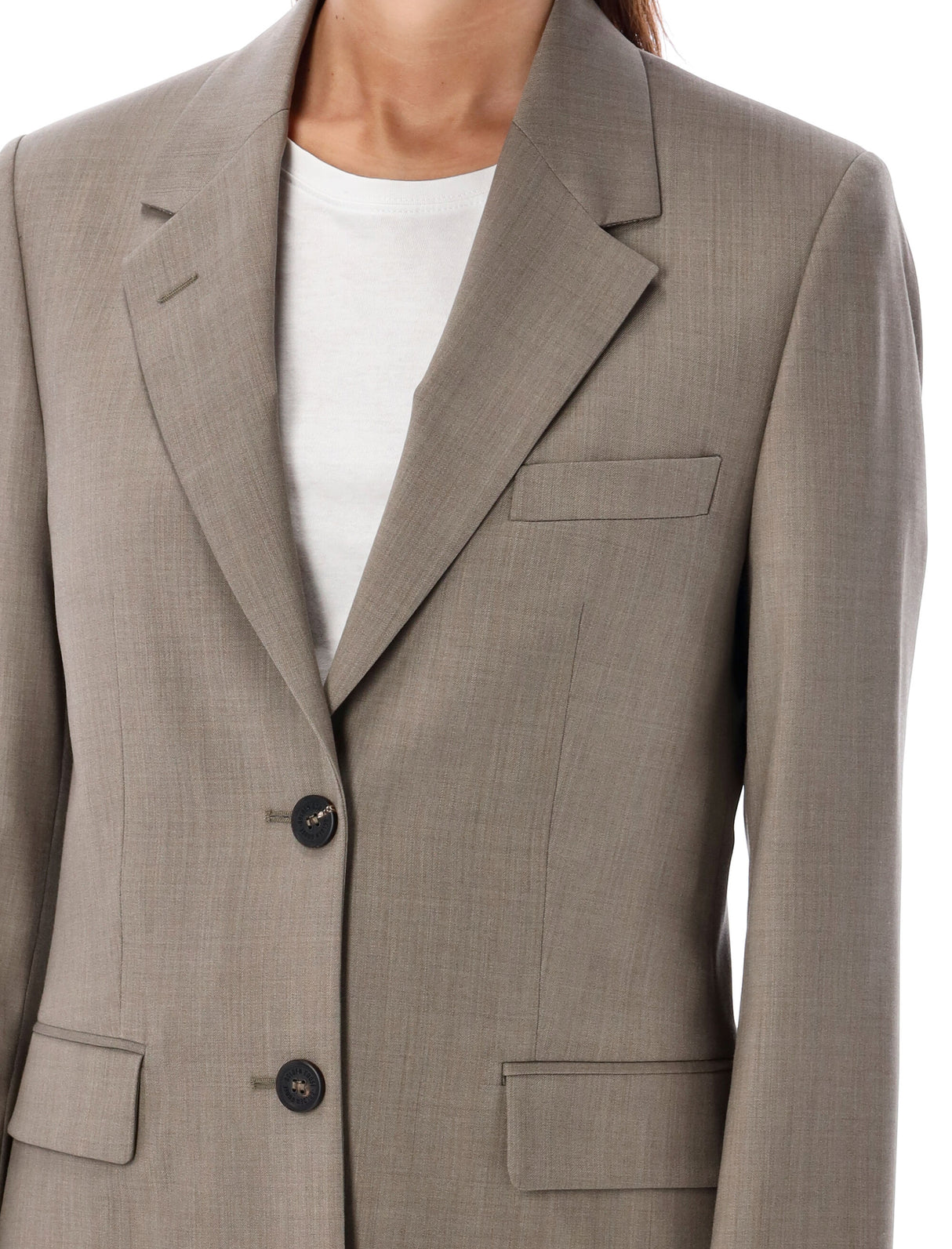 GOLDEN GOOSE Elegant Single-Breasted Wool Jacket