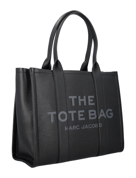 MARC JACOBS Elegant Large Leather Tote Handbag - 33x41.5x16.5 cm