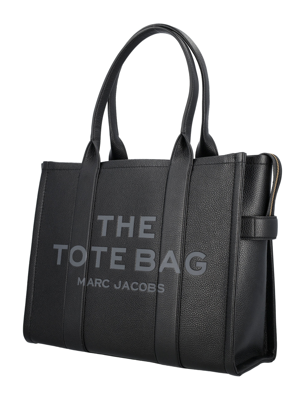 MARC JACOBS Elegant Large Leather Tote Handbag - 33x41.5x16.5 cm