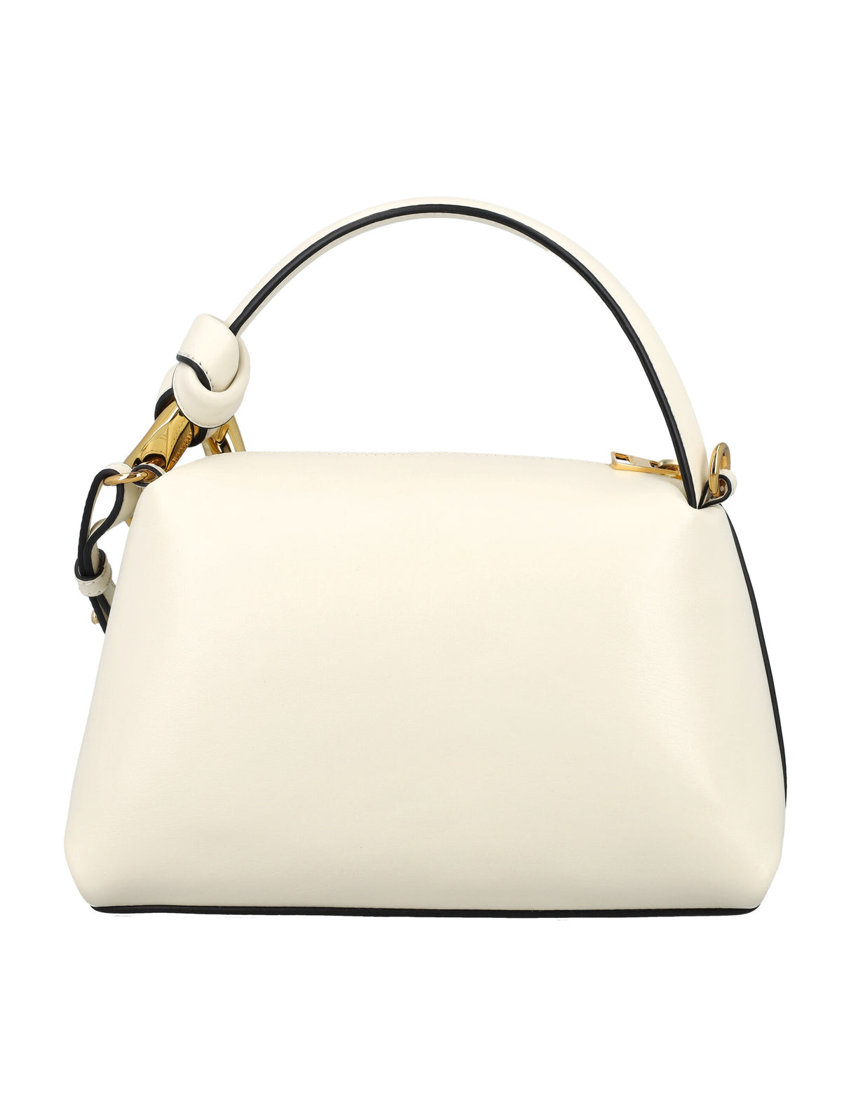 JW ANDERSON Corner Mini Handbag in Off-White Leather