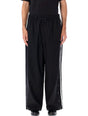 Y-3 Modern Track Pants with Iconic Side Stripes - Size L