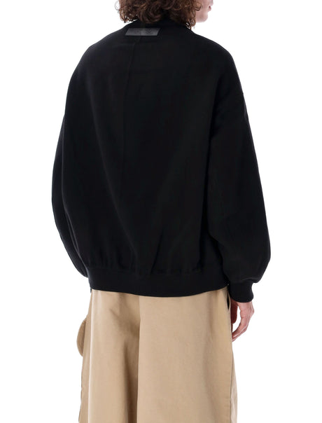 JW ANDERSON Sleek Oversized Bomber Jacket with Ring Pull