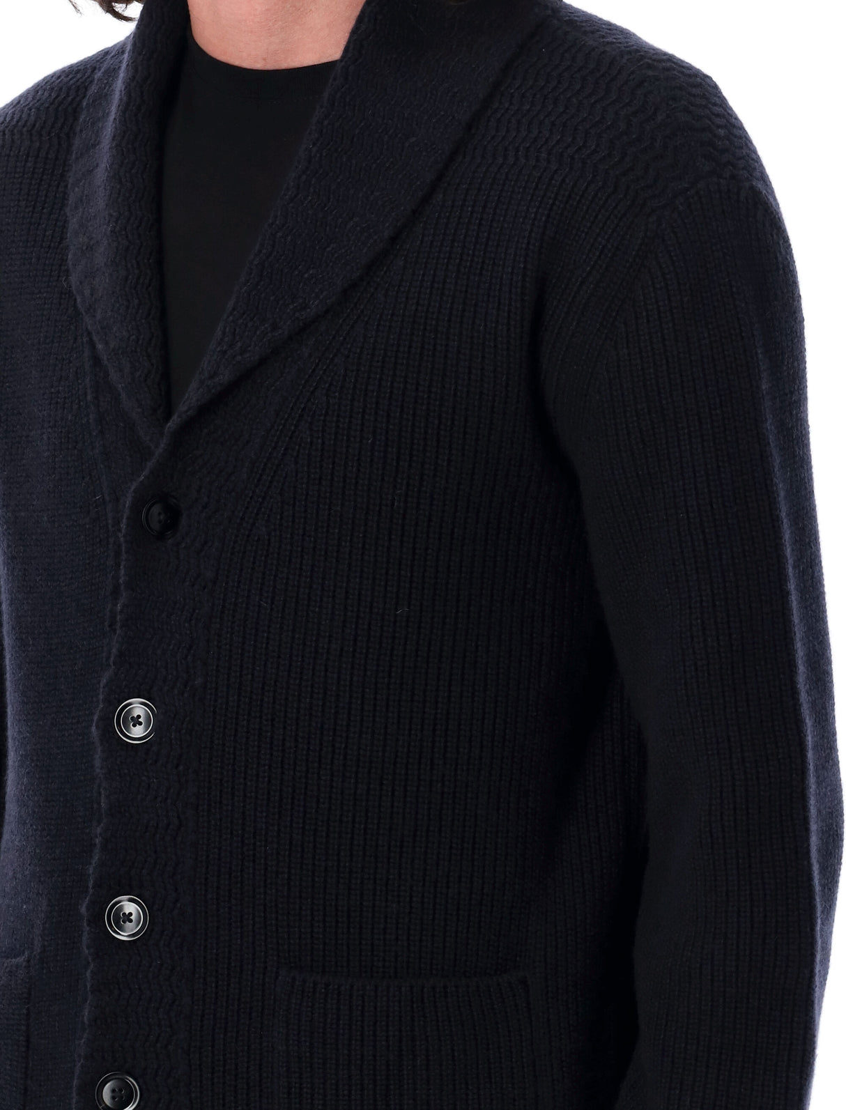 TOM FORD Scarf Collar Cashmere Cardigan