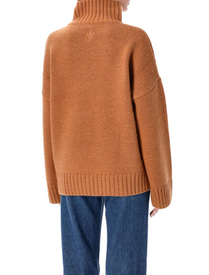 JW ANDERSON High Neck Leather Pocket Sweater